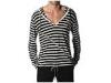 Pulovere barbati Jean Paul Gaultier - Hooded Striped Jersey Pullover - Black/White