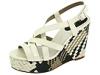 Sandale femei Cole Haan - Air Genevieve Wedge - Ivory/Pewter/Estate Blue Patent