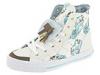 Adidasi femei Phat Farm - Monamour Hi - White/Light Brown/Light Blue