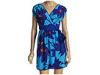 Rochii femei Hype - Venus Silk Wrap Dress - Blue