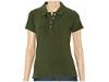 Tricouri femei Birdy & Grace - Birdy &amp amp  Grace Crystal Sport Stripe Polo Shirt - Olive