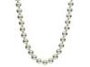 Diverse femei Carolee - 8mm Glass Strand 18 inch Necklace - White/Gold