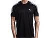 Tricouri barbati Adidas - RESPONSE&#8482  Short-Sleeve Tee - Black/White