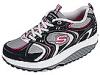 Adidasi femei Skechers - Shape Ups - Action Packed - Navy/Silver