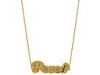 Diverse femei Jules Smith - Kiss n Tell Necklace Peace - Yellow Gold