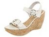 Sandale femei Stuart Weitzman - Fonda - White Twill Vernice