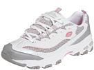 Adidasi femei Skechers - Digginit - White/Silver/Pink