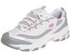 Adidasi femei Skechers - Digginit - White/Silver/Pink
