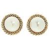 Diverse femei Carolee - Chain Gang Large Button Earrings - Gold