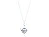 Diverse femei Peace & Love Jewelry by Nancy Davis - Cross With Peace Sign Pendant - White Gold
