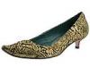 Pantofi femei Irregular Choice - All Ruffled Up - Black/Gold Printed Suede