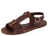 Sandale femei Frye - Jacey Studded T Strap - Dark Brown Leather