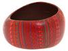 Diverse femei chan luu - color prints bangle - red