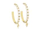 Diverse femei Disney Couture - Tinkerbell Charm Hoop Earrings - Gold