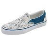 Adidasi barbati Vans - Classic Slip-On - (Star Spangly) True White/Blue Coral