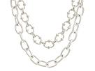Diverse femei Jessica Simpson - Havana Metal Double Chain Necklace - Silver