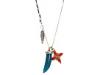 Diverse femei Lucky Brand - Rainbow Connections Horn Cluster Charm Necklace - Multi