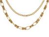 Diverse femei jessica simpson - havana metal double row necklace -