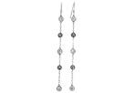 Diverse femei Judith Jack - Marcasite by the Yard Five-Charm Linear Drop Earrings - Sterling Silver