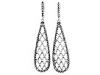 Diverse femei judith jack - marcasite grid teardrop earrings -
