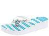 Sandale femei Guess - Edgy - White/Turquoise