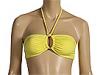 Special Vara femei Hurley - One & Only Solid Bandeau Top - Yellow