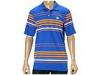 Tricouri barbati Adidas Originals - Fat Stripe Polo Shirt 08 - Satellite/Macaw