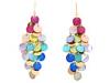 Diverse femei Disney Couture - Little Mermaid Cascading Mother Of Pearl Earrings - Gold/Multi