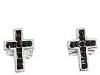 Diverse femei lucky brand - pave cross stud earrings