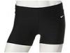 Pantaloni femei Nike - Low-Rise Workout Short - Black/Black/(White)