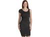 Rochii femei ABS Allen Schwartz - Sweater Knit Asymmetrical Dress - Charcoal
