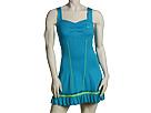Rochii femei Nike - Love Game Clay Tennis Dress - Marina Blue/Electric Green/(Electric Green)