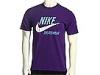 Tricouri barbati Nike - Nike Sportswear Tee - Club Purple/Dark Grey Heather/(Football Blue)