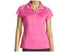 Tricouri femei Adidas - ClimaCool&reg; Textured Color Block Polo Shirt - Pinky/Black