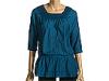 Bluze femei DKNY - Tunic Blouse w/ Embroidery - Bluegrass