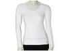 Bluze femei Nike - Long-Sleeve Dri-Fit Tee - White/(Matte Silver)