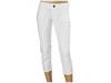 Pantaloni femei Jean Paul Gaultier - San Marino Denim Capri Pant - White