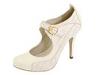 Pantofi femei Type Z - Lueannie - White Leather/White Croco
