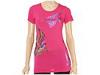 Tricouri femei Christian Audigier - Short Sleeve Big Bird Tee - Pink