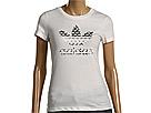 Rochii femei Adidas - Trefoil Tee - Running White/Metallic Silver