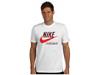 Tricouri barbati Nike - Nike Sportswear Tee - White/Team Red