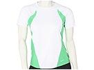 Tricouri femei Nike - Updated Short-Sleeve Reflective Base Layer - White/Light Green Spark/(Light Green Spark)