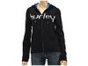 Bluze femei hurley - luca zip hoodie - black