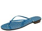 Sandale femei Ralph Lauren - Lulu Patent Croc Sandal - Baltic Blue Croc Patent