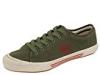 Adidasi barbati Fred Perry - Vintage Tennis Washed Canvas - Forest Night