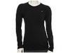 Bluze femei Nike - Lightweight Semi-Fit Long Sleeve - Black/(Matte Silver)
