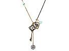 Diverse femei Lucky Brand - Austin City Limits- Key To My Heart Charm Necklace - Two Tone