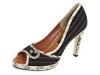 Pantofi femei Beverly Feldman - Tornado - Pinstripe/Black & White Snake