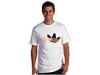 Tricouri barbati Adidas Originals - Slanted Trefoil Tee - White/Collegiate Purple