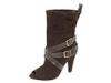 Cizme femei Charles by Charles David - Hustle - Dark Brown Suede